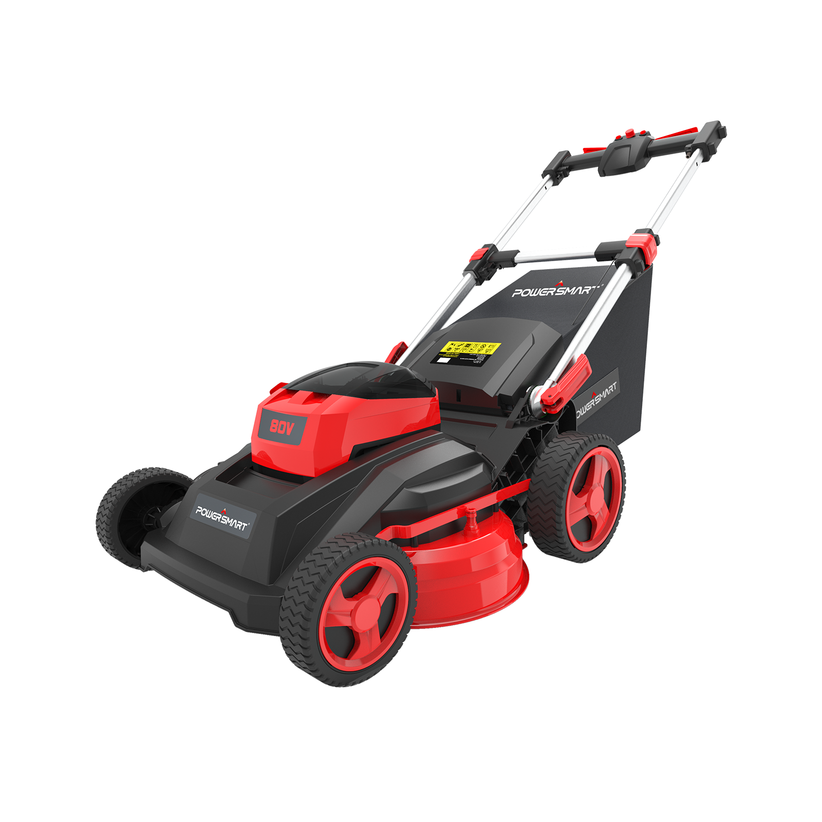 DC- 26” Cordless 80V Double Blade Lawn Mower 